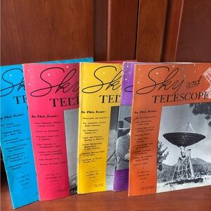 Vintage Sky and Telescope Magazine bundle